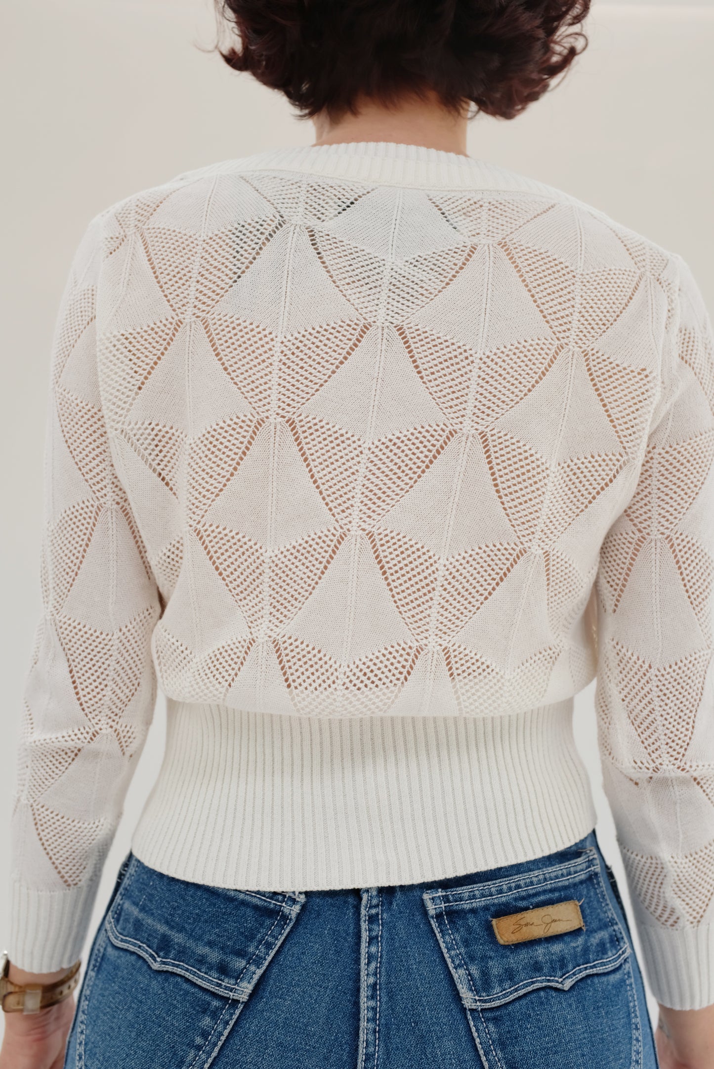 Beklina Prato Cardigan Blanca