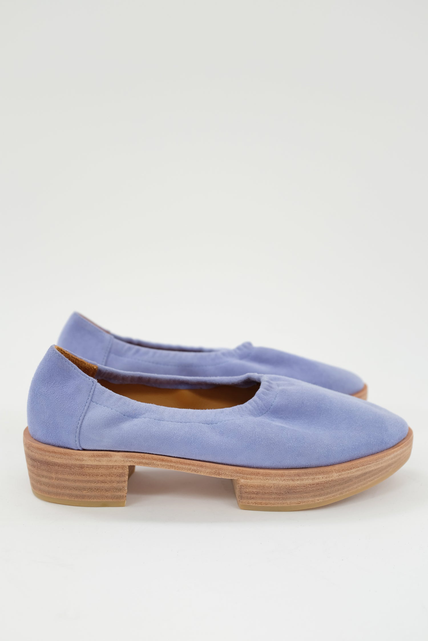 Beklina Aya Platform Suede Denim