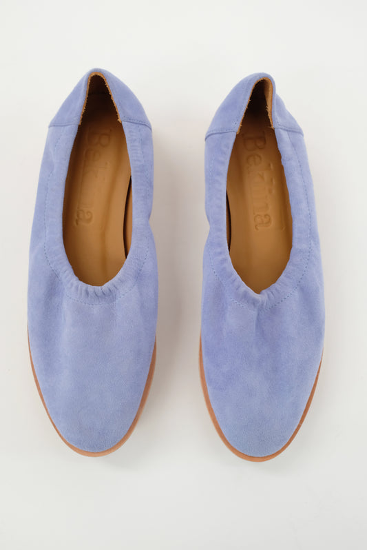 Beklina Aya Platform Suede Denim