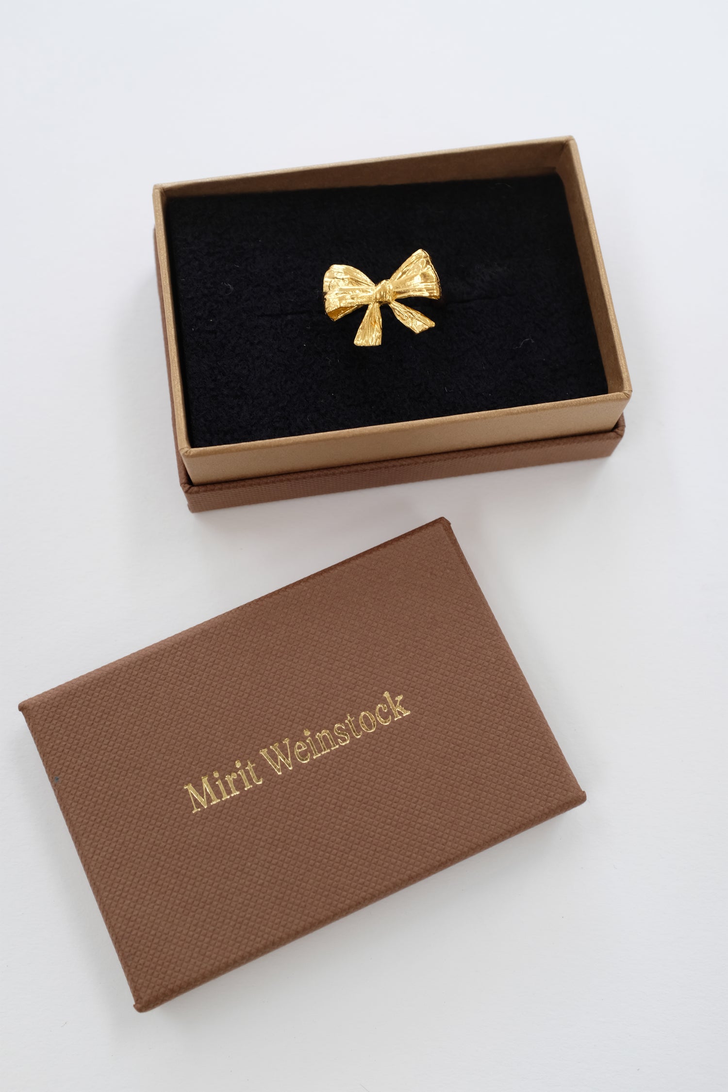 Mirit Weinstock bow ring