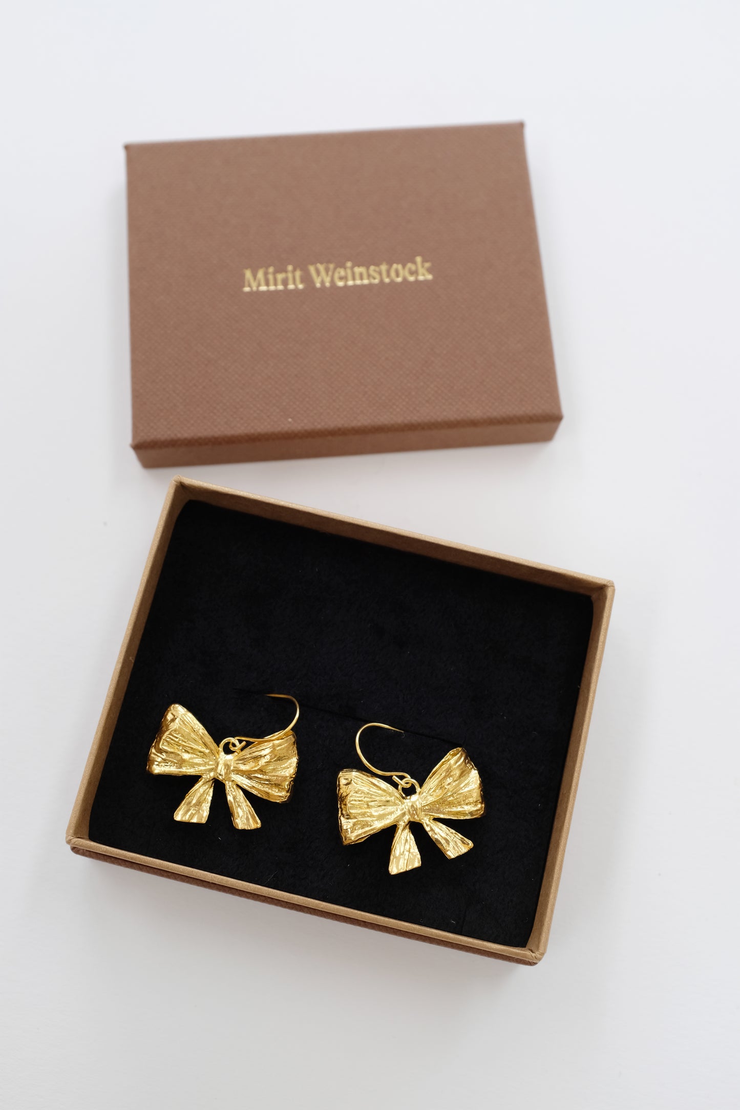 Mirit Weinstock bows earrings