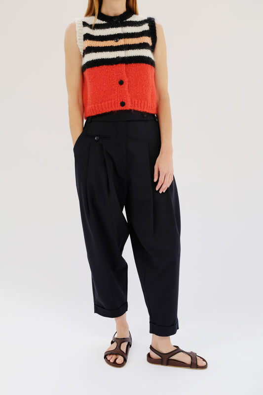 Beklina Cordera Tailoring Carrot Pants Night