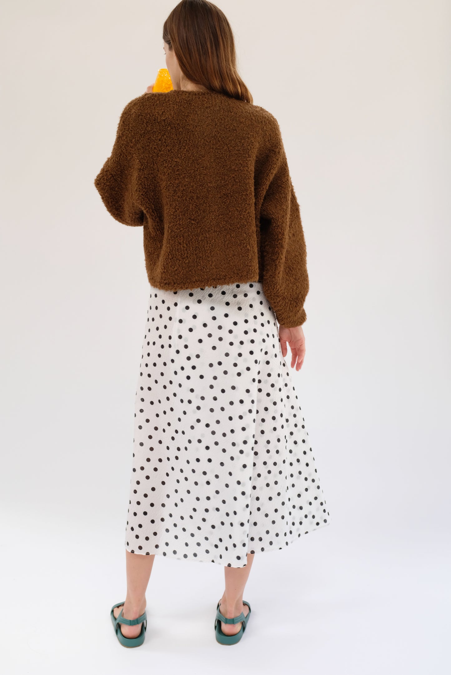 Carmella Wrap Skirt-Dress Polka Dot