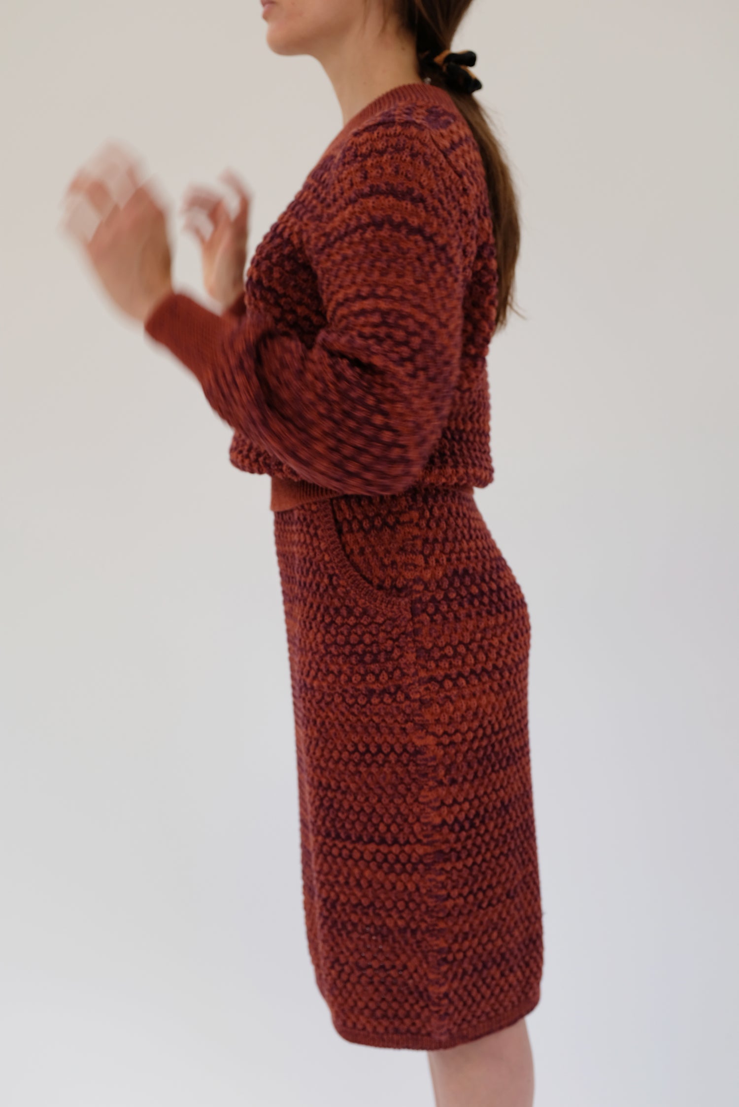 Beklina Mar Monte Sweater Clay / Plum