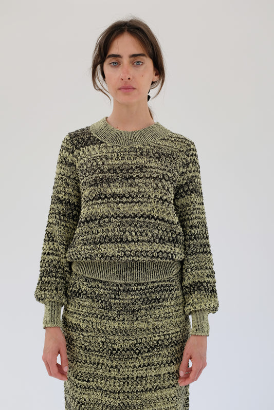 Beklina Mar Monte Sweater Lemon / Licorice