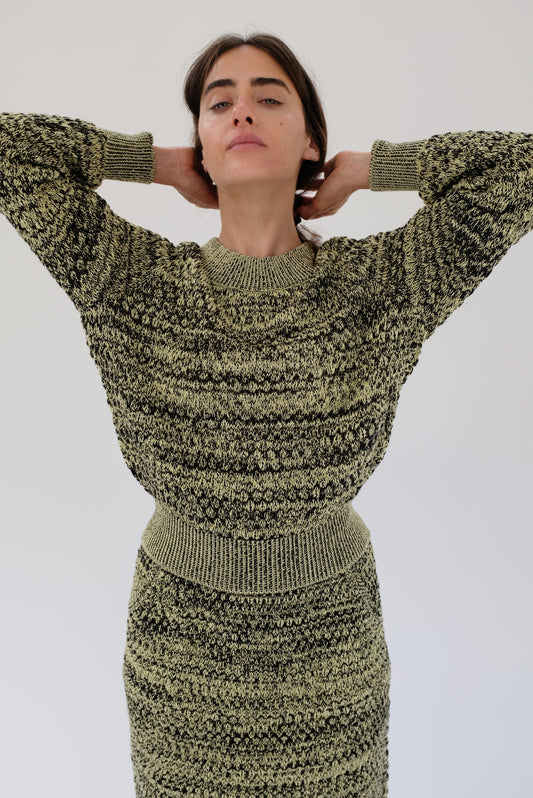 Beklina Mar Monte Sweater Lemon / Licorice