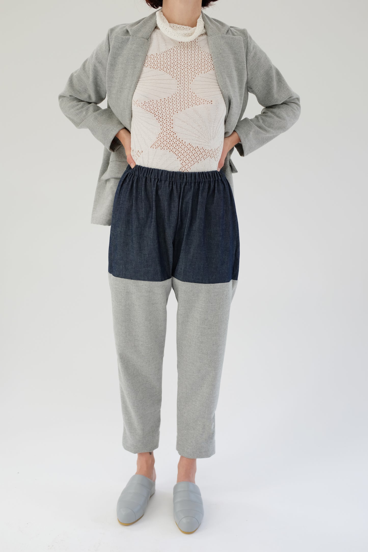 Beklina Fuggiamo Pant Denim/Wool