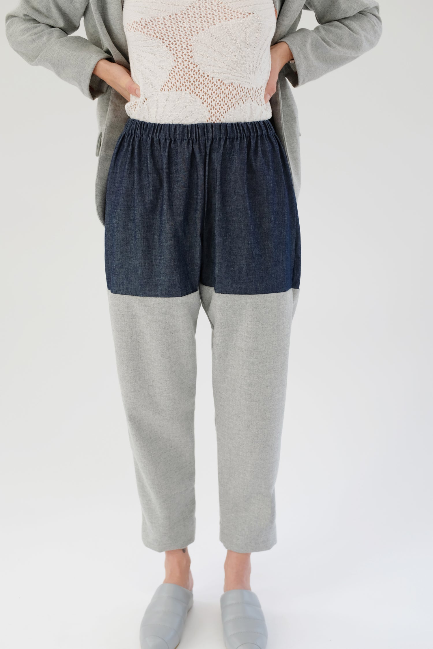 Beklina Fuggiamo Pant Denim/Wool