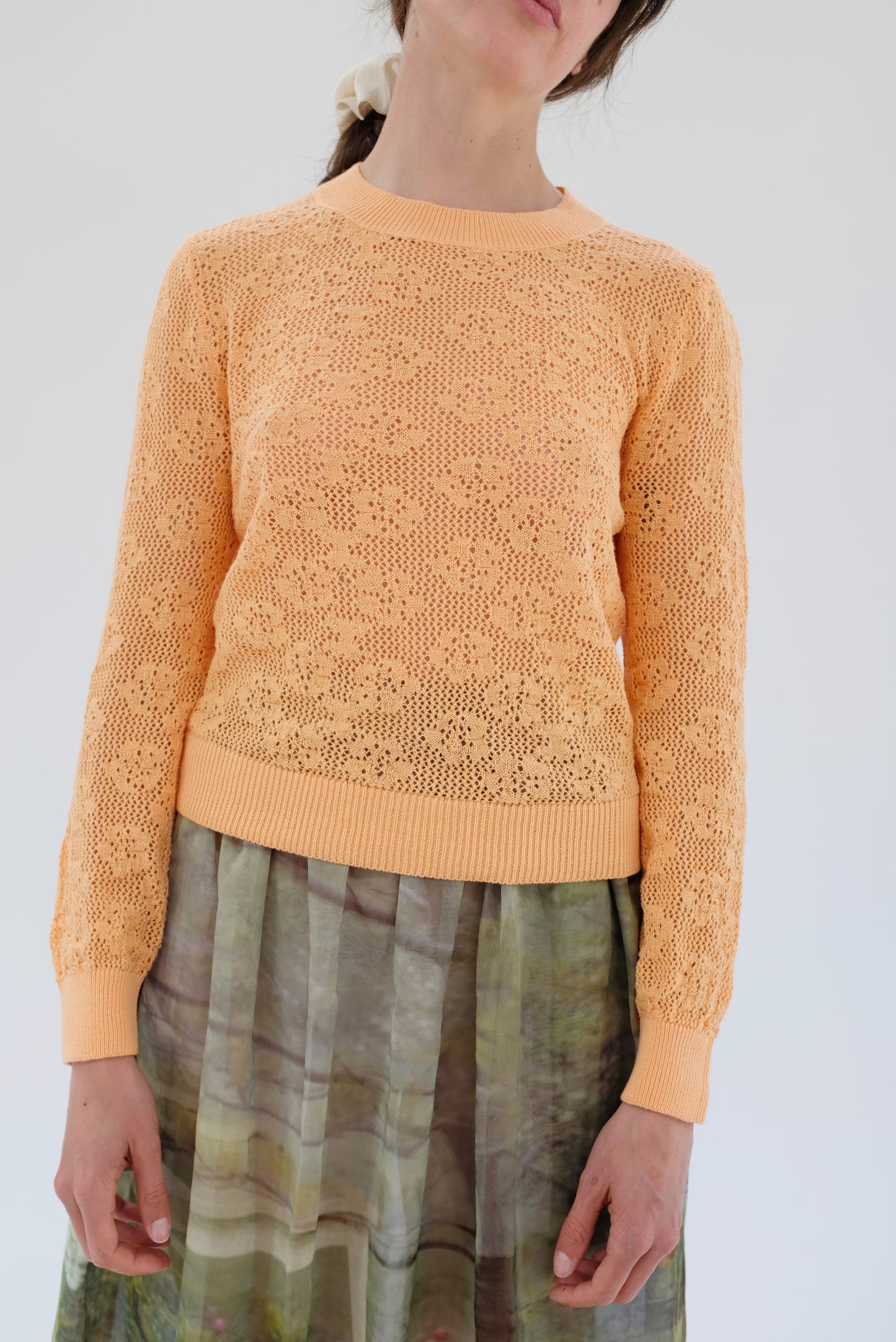 Beklina Lace Crew Apricot