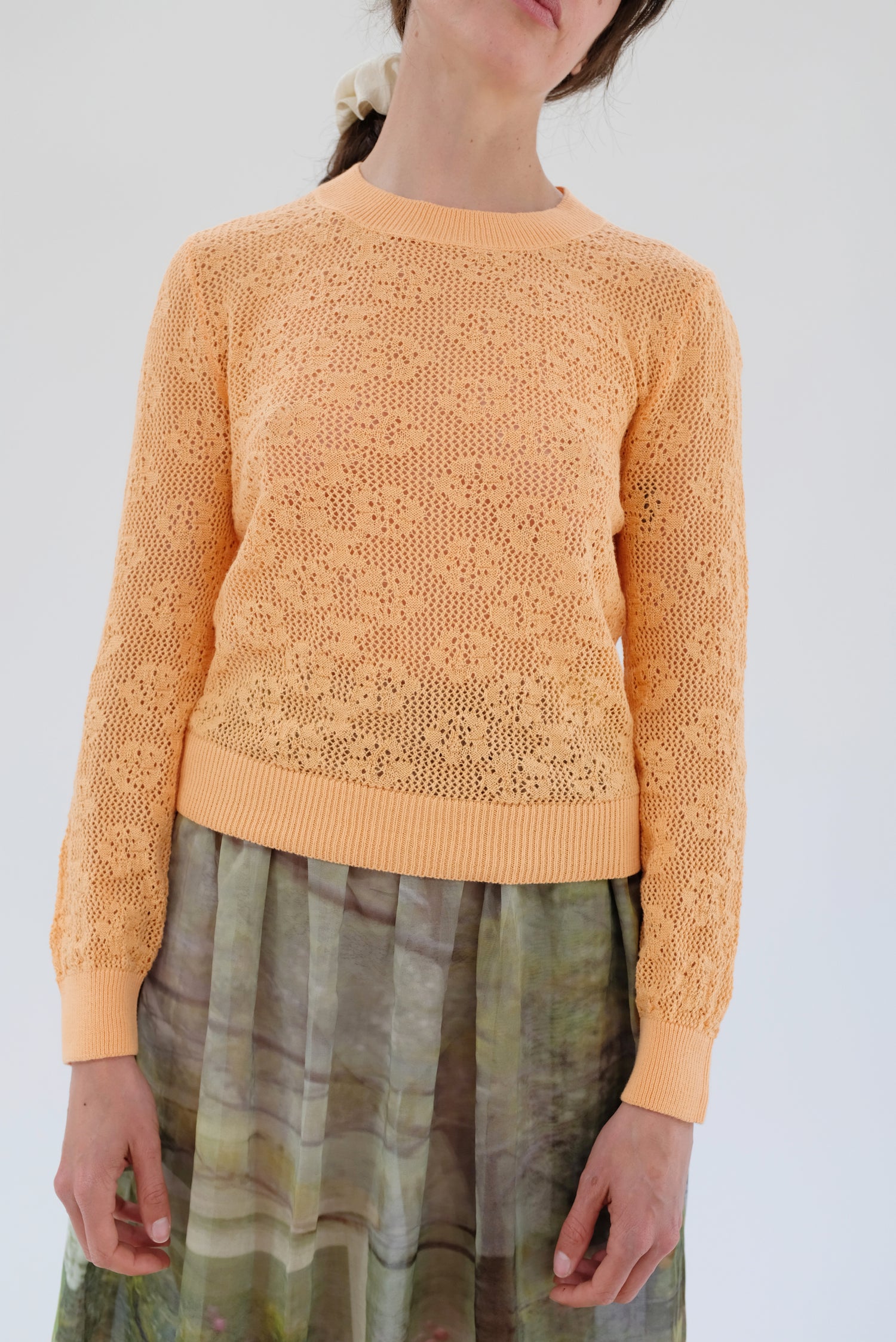 Beklina Lace Crew Apricot