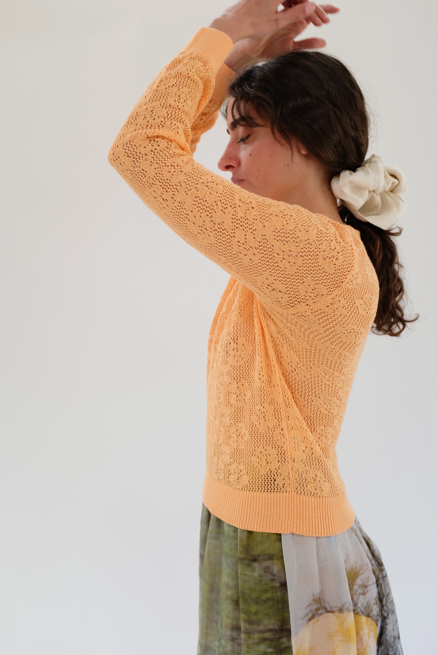 Beklina Lace Crew Apricot