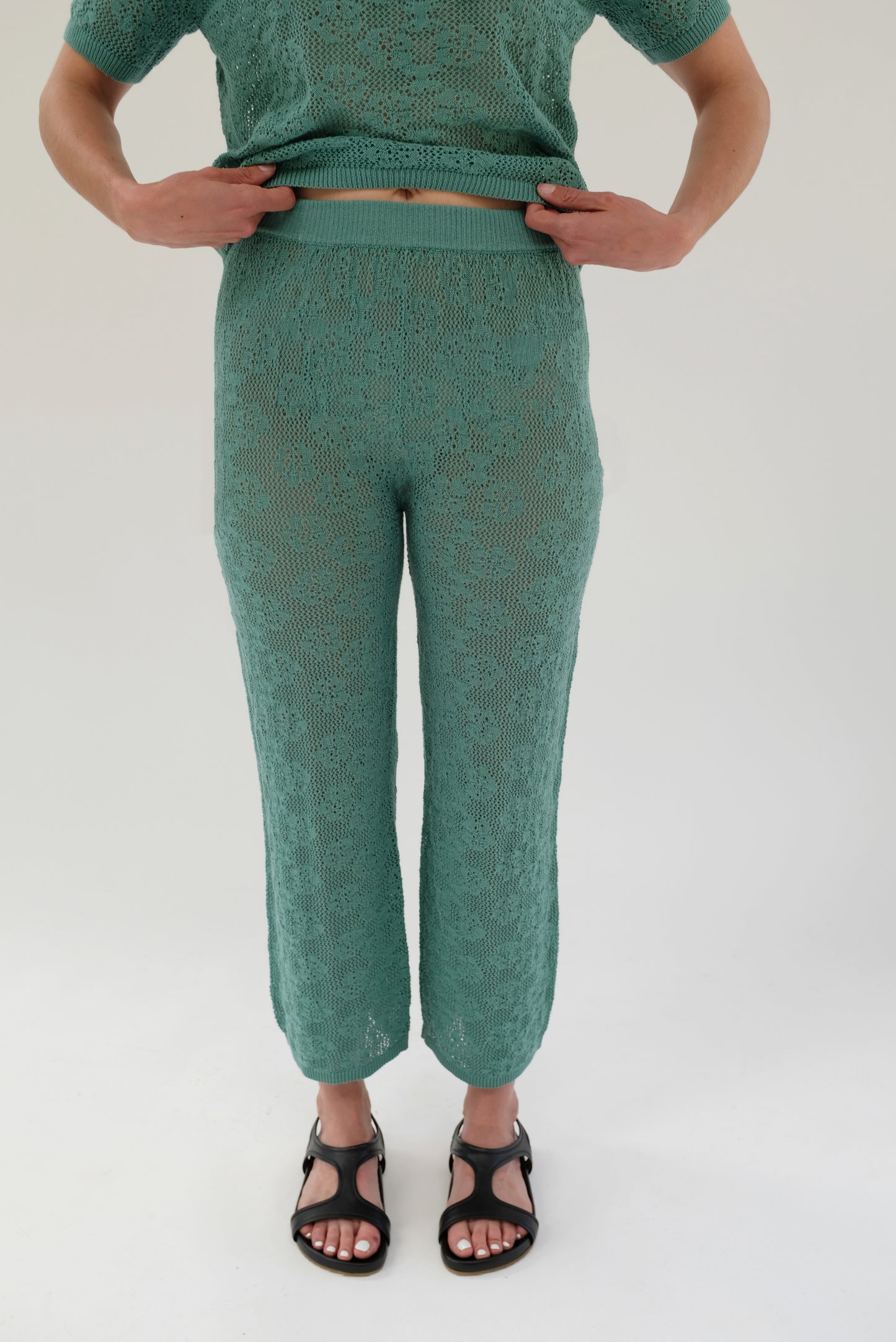 Beklina Lace Trouser Eucalyptus