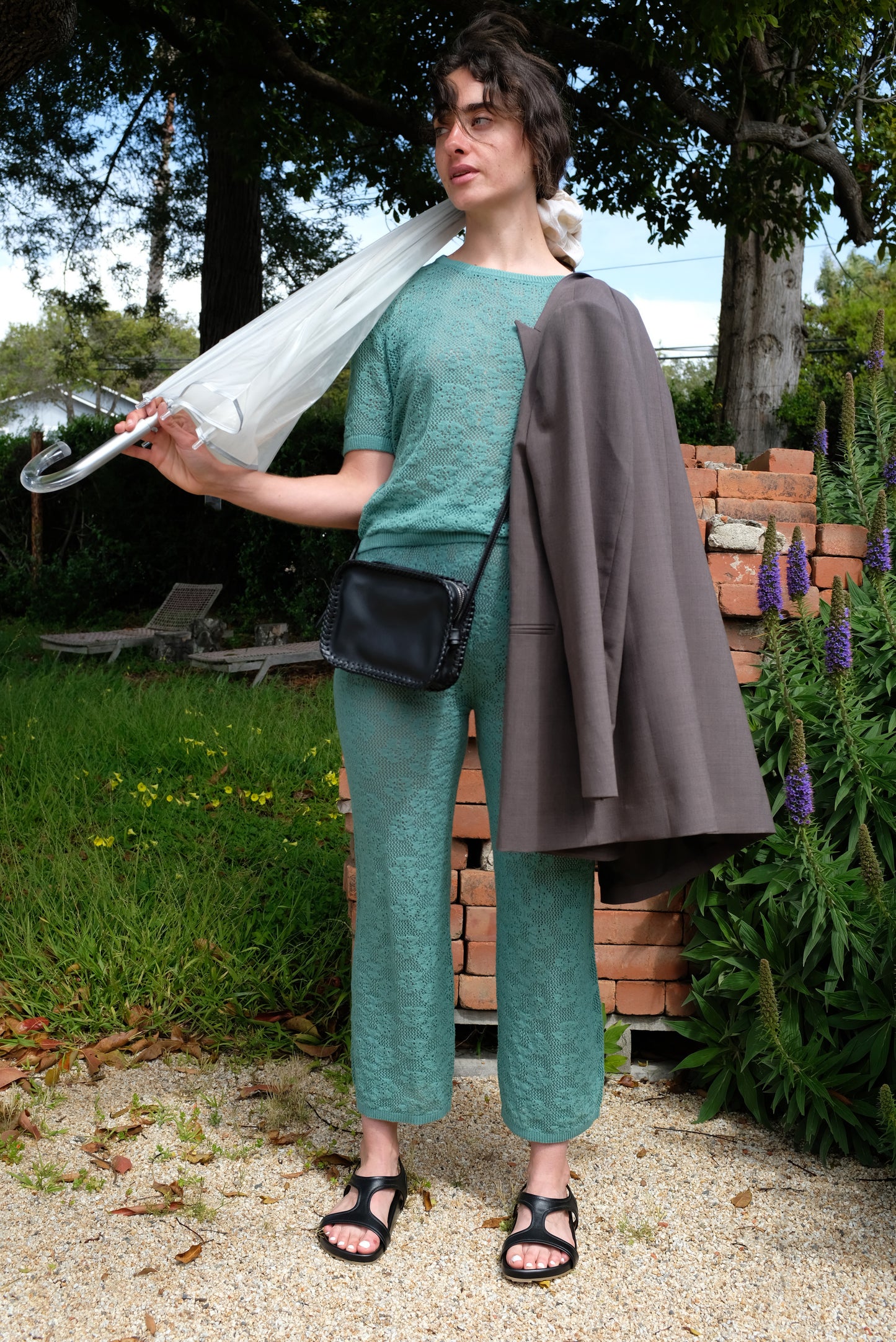 Beklina Lace Trouser Eucalyptus