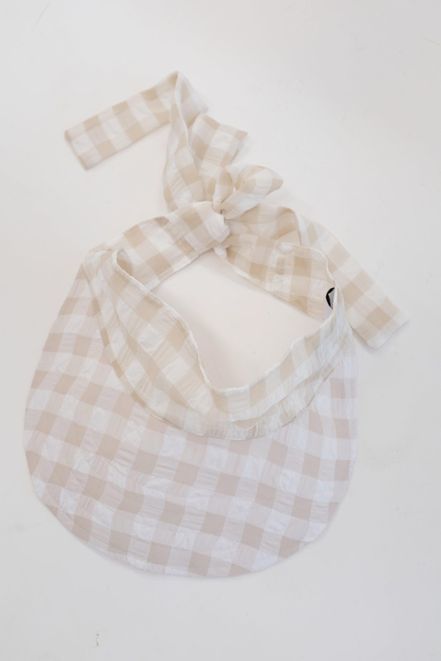 Beklina Tie Visor Nut Gingham