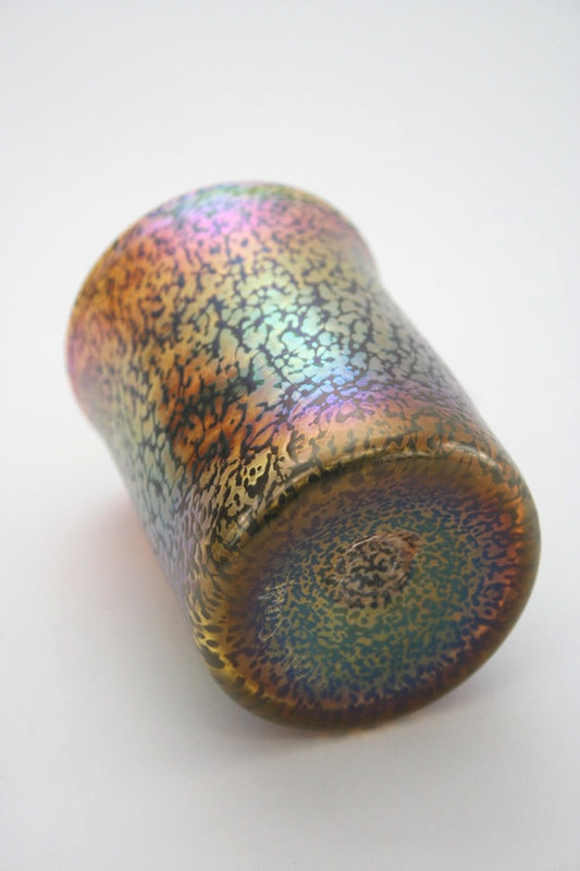 Handblown Iridescent Tumbler